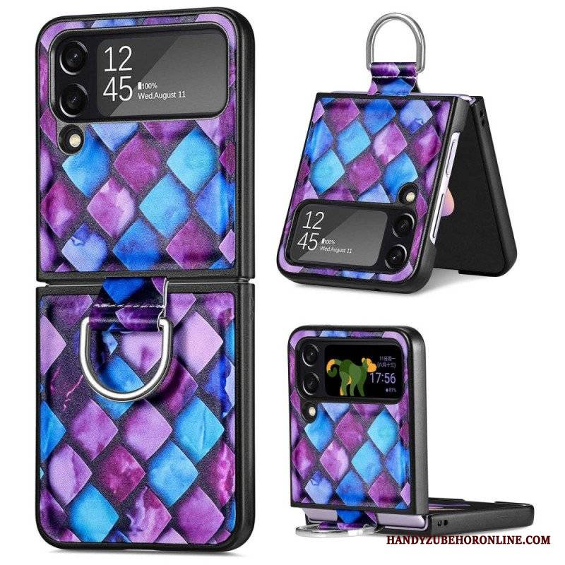 Etui do Samsung Galaxy Z Flip 4 Etui Folio Fantazja Z Pierścionkiem Caseneo