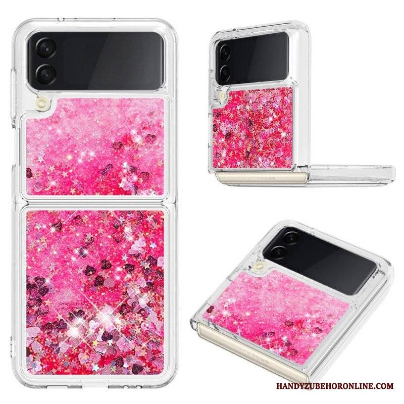 Etui do Samsung Galaxy Z Flip 4 Etui Folio Kolorowe Cekiny