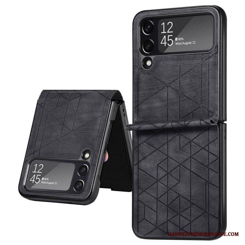 Etui do Samsung Galaxy Z Flip 4 Etui Folio Linie Geometryczne