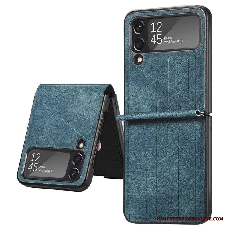 Etui do Samsung Galaxy Z Flip 4 Etui Folio Linie Geometryczne