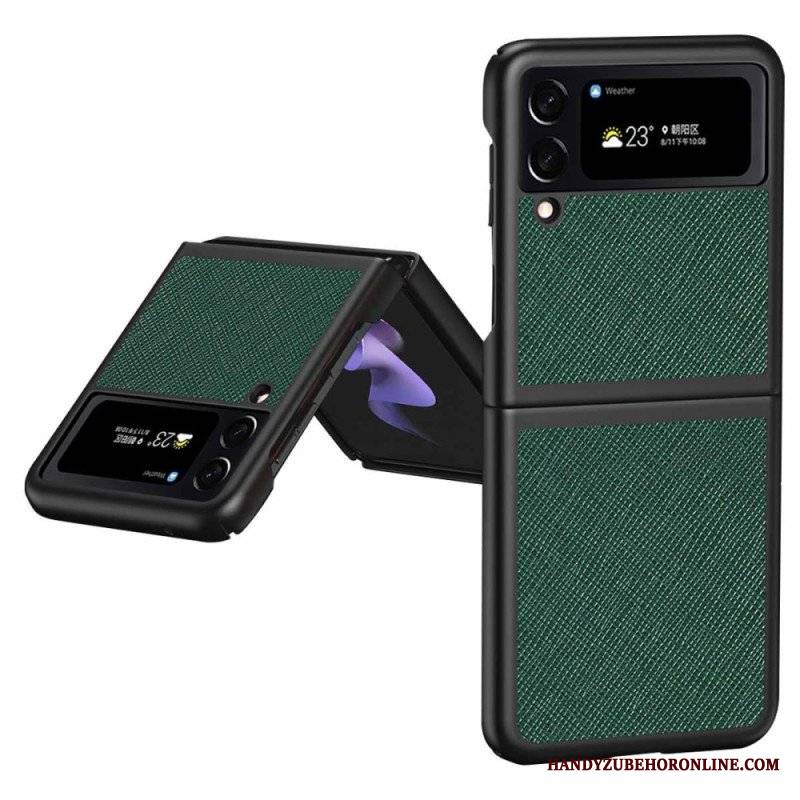 Etui do Samsung Galaxy Z Flip 4 Etui Folio Styl Teksturowanej Skóry