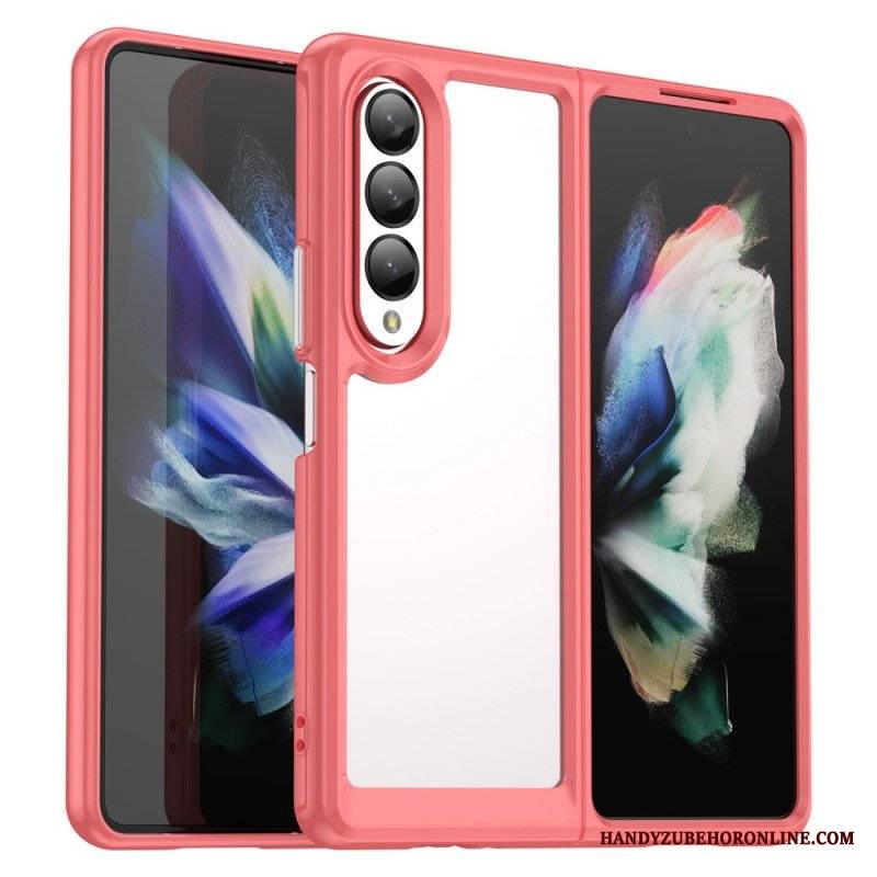 Etui do Samsung Galaxy Z Fold 4 Kolor Tworzywa Sztucznego