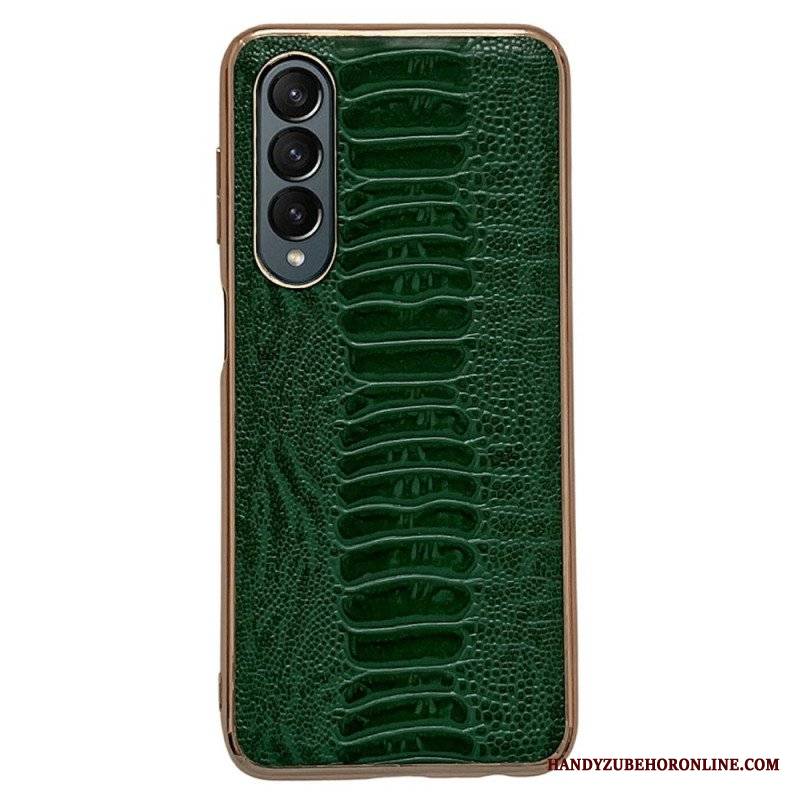 Etui do Samsung Galaxy Z Fold 4 Linia Croco