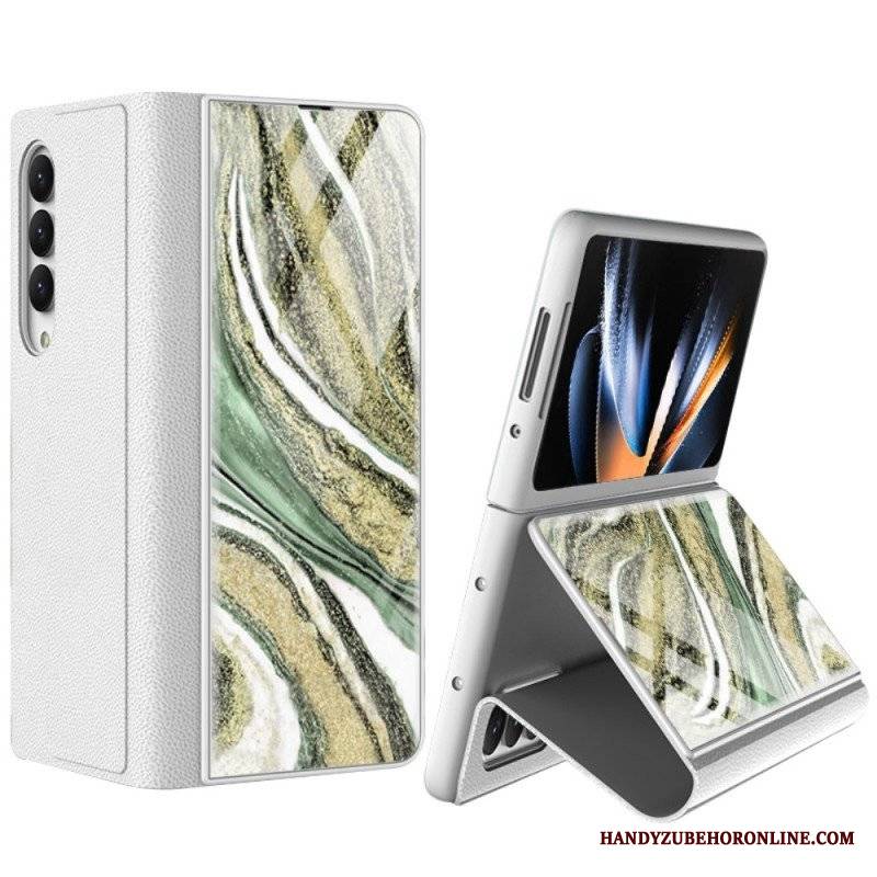 Etui do Samsung Galaxy Z Fold 4 Marmurowe Fale Gkk