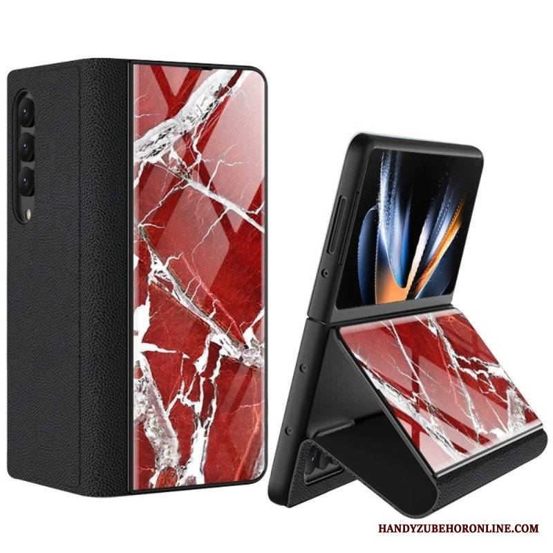 Etui do Samsung Galaxy Z Fold 4 Marmurowe Fale Gkk