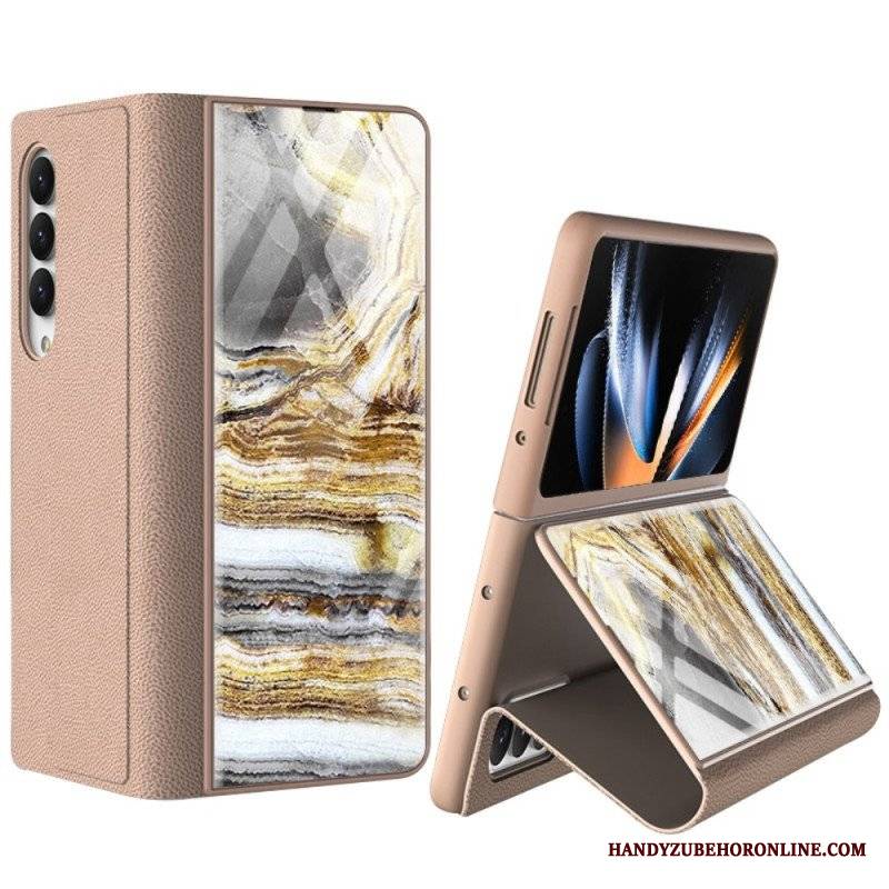 Etui do Samsung Galaxy Z Fold 4 Marmurowe Fale Gkk