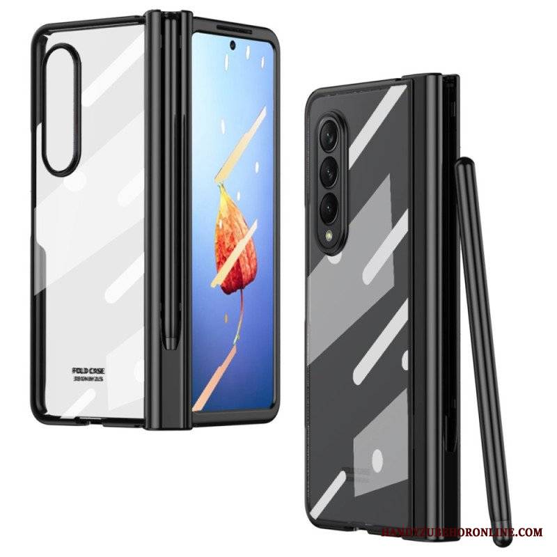 Etui do Samsung Galaxy Z Fold 4 Matowa Skorupa Z Rysikiem