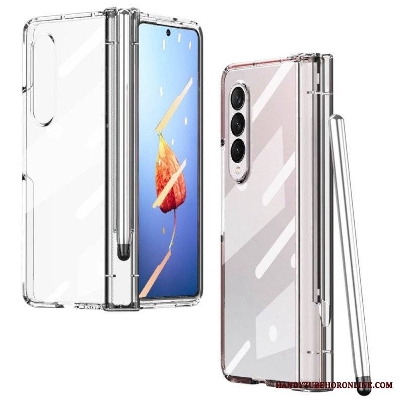 Etui do Samsung Galaxy Z Fold 4 Matowa Skorupa Z Rysikiem