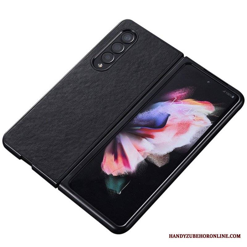 Etui do Samsung Galaxy Z Fold 4 Nylonowa Tekstura Ze Sztucznej Skóry