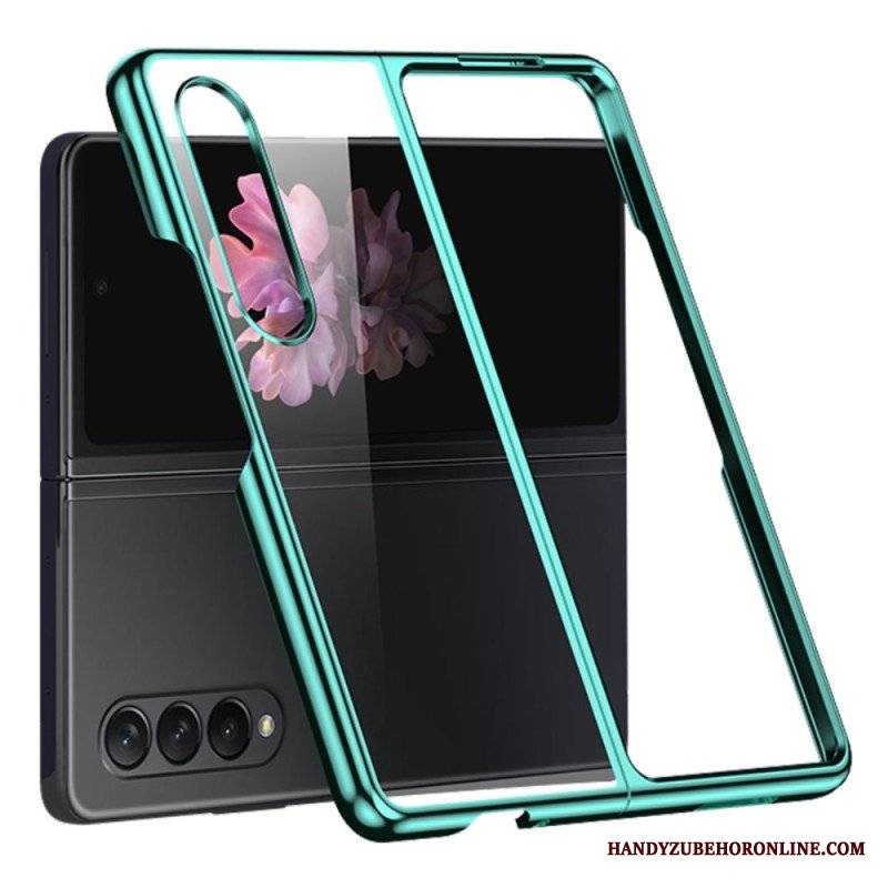 Etui do Samsung Galaxy Z Fold 4 Przezroczysty Metalik