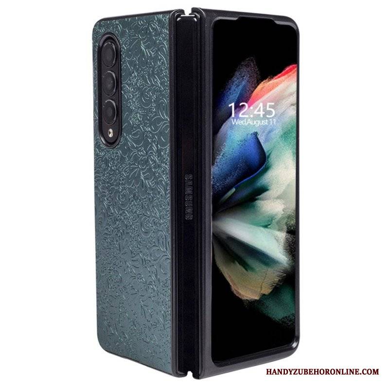 Etui do Samsung Galaxy Z Fold 4 Reliefowa Arabeska