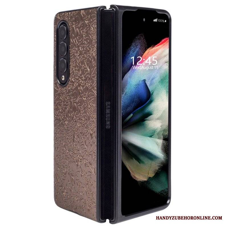 Etui do Samsung Galaxy Z Fold 4 Reliefowa Arabeska