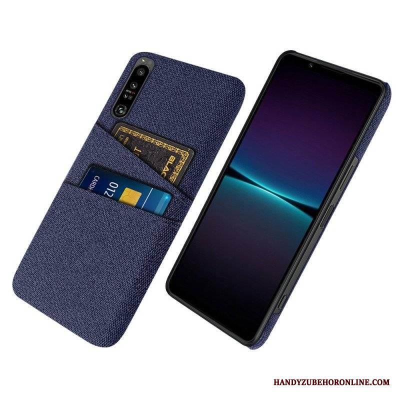 Etui do Sony Xperia 1 IV Tkanina Na Karty