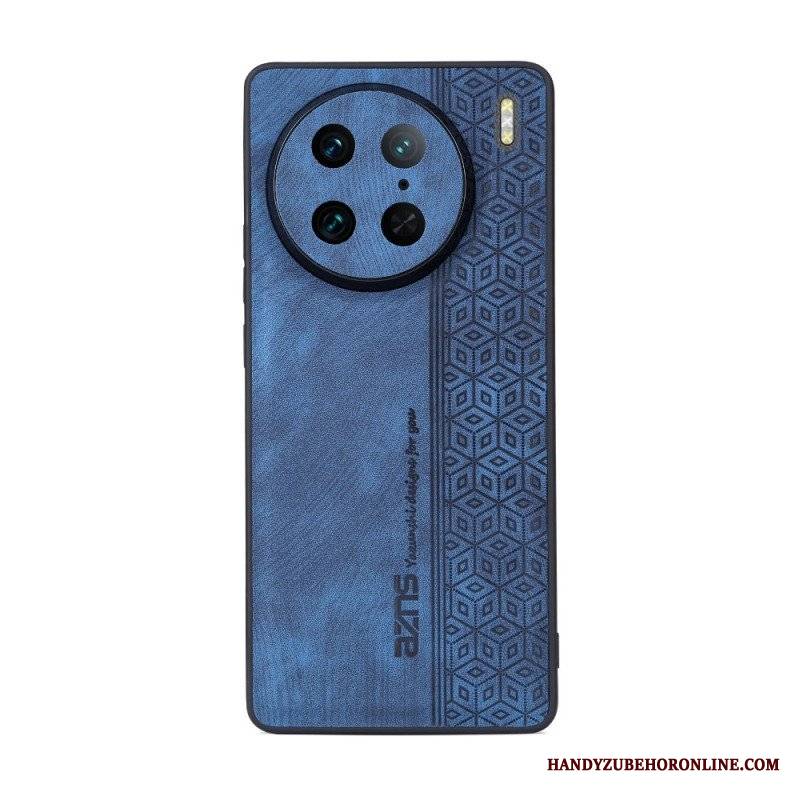 Etui do Vivo X90 Pro Efekt Skóry Azns