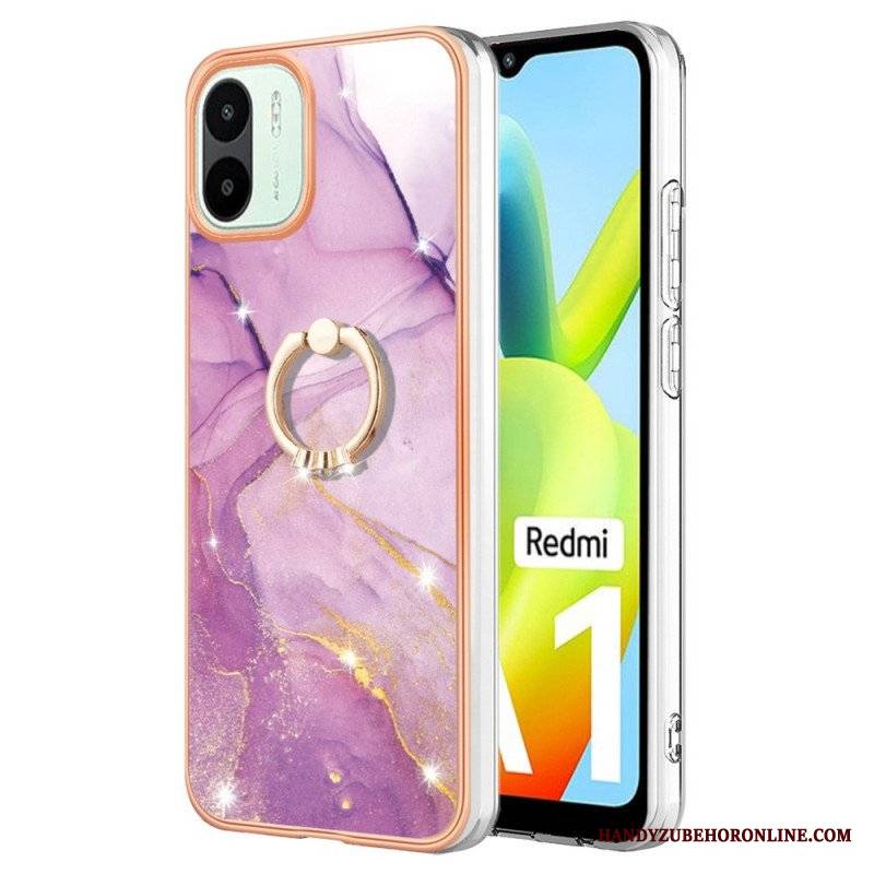 Etui do Xiaomi Redmi A1 Marmur Ze Wspornikiem Pierścienia