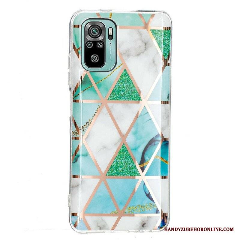 Etui do Xiaomi Redmi Note 10 / 10S Geometria Marmuru