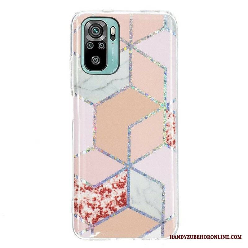 Etui do Xiaomi Redmi Note 10 / 10S Geometria Marmuru