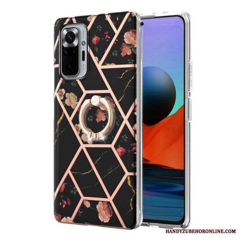 Etui do Xiaomi Redmi Note 10 Pro Kwiaty Wspornika Pierścieniowego