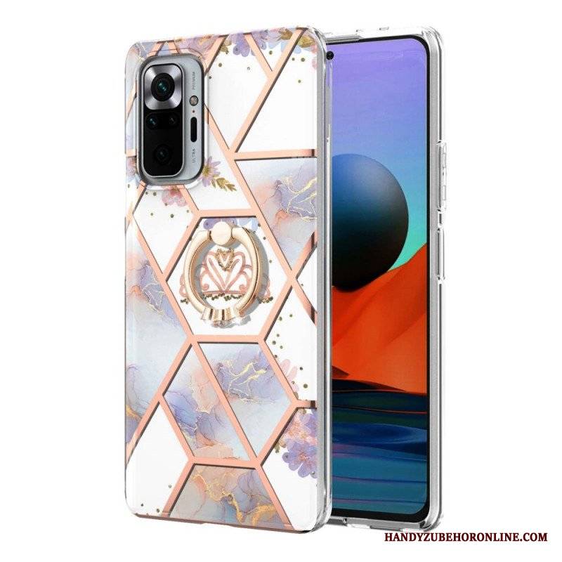 Etui do Xiaomi Redmi Note 10 Pro Kwiaty Wspornika Pierścieniowego