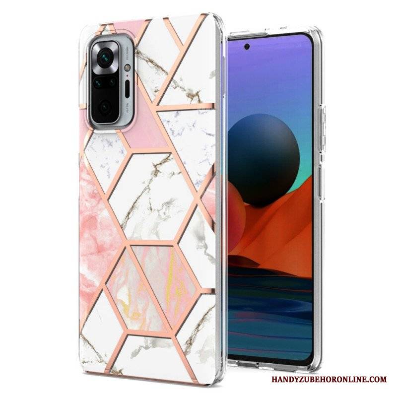 Etui do Xiaomi Redmi Note 10 Pro Marmur O Intensywnej Geometrii