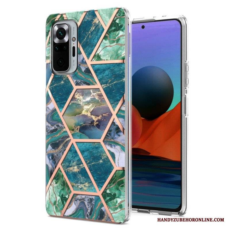 Etui do Xiaomi Redmi Note 10 Pro Marmur O Intensywnej Geometrii