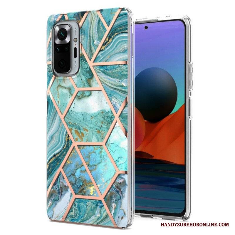 Etui do Xiaomi Redmi Note 10 Pro Marmur O Intensywnej Geometrii