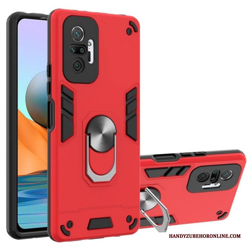 Etui do Xiaomi Redmi Note 10 Pro Odpinany Metaliczny Wspornik Pierścienia