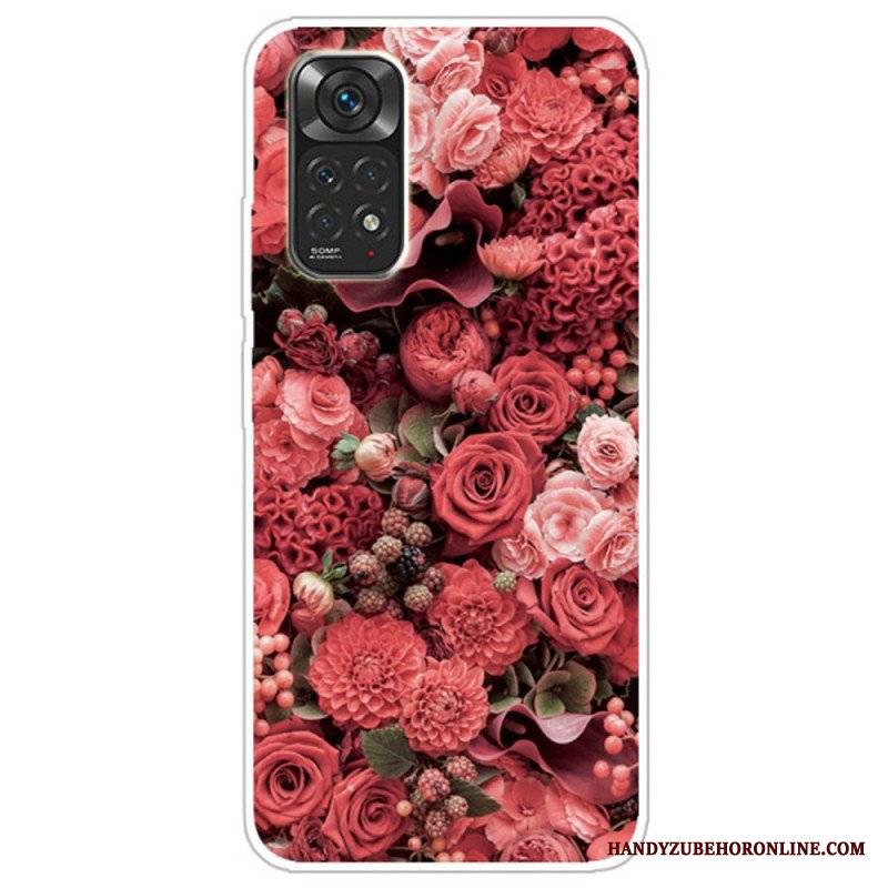 Etui do Xiaomi Redmi Note 11 Pro / 11 Pro 5G Intensywne Kwiaty