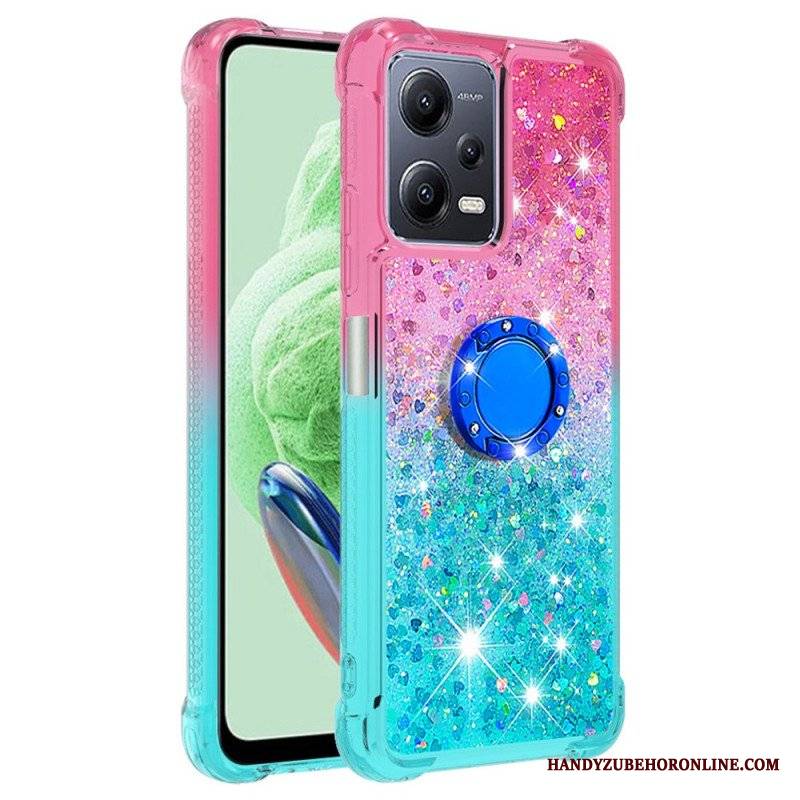 Etui do Xiaomi Redmi Note 12 5G Brokatowy Pierścień-wspornik