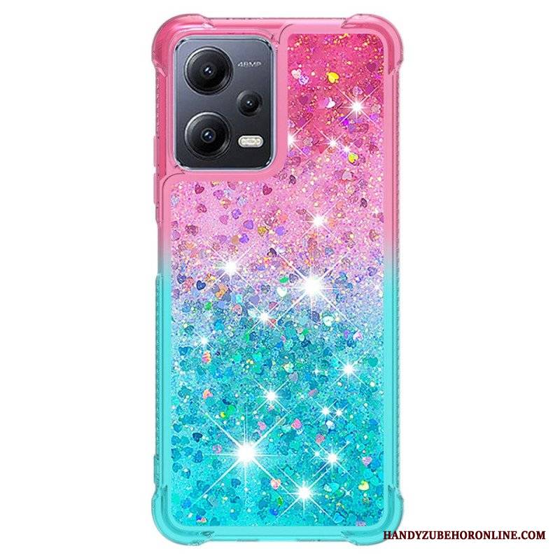 Etui do Xiaomi Redmi Note 12 5G Kolorowe Cekiny