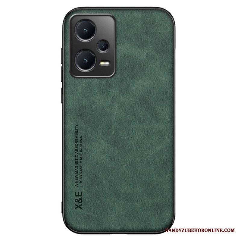 Etui do Xiaomi Redmi Note 12 Pro Plus Skóra Z Efektem Skóry X&e