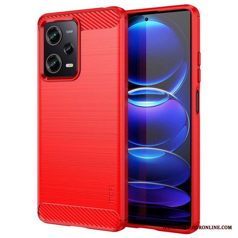 Etui do Xiaomi Redmi Note 12 Pro Plus Szczotkowane Włókno Węglowe