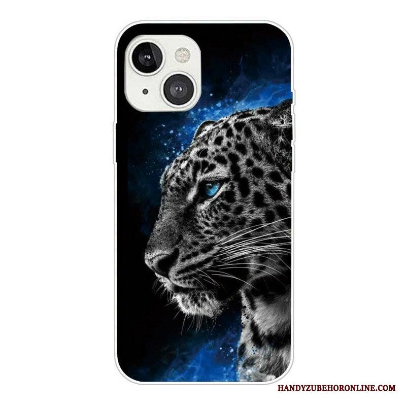 Etui do iPhone 13 Mini Kocia Twarz