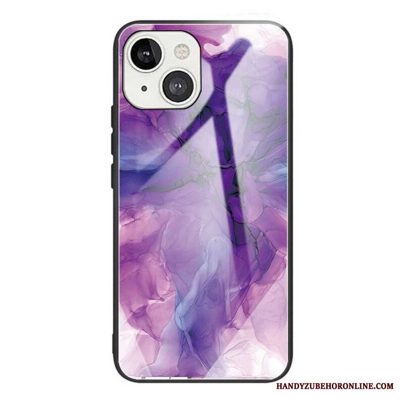 Etui do iPhone 13 Mini Marmurowe Szkło Hartowane