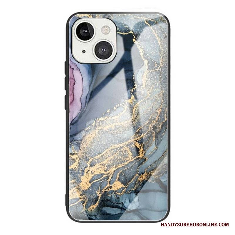 Etui do iPhone 13 Mini Marmurowe Szkło Hartowane