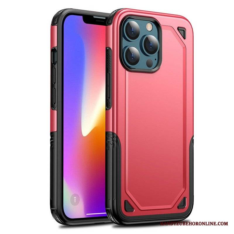 Etui do iPhone 13 Pro Efekt Metalicznego Pancerza