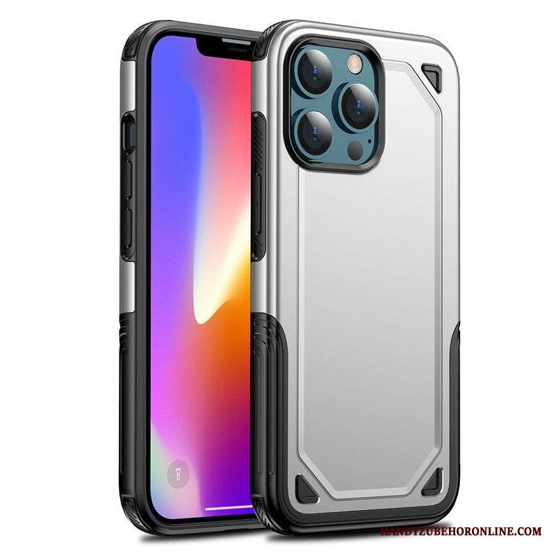 Etui do iPhone 13 Pro Efekt Metalicznego Pancerza