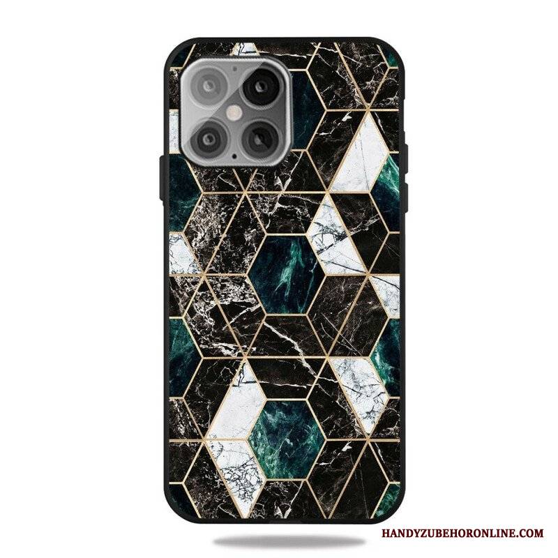 Etui do iPhone 13 Pro Geometria Marmuru