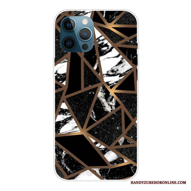 Etui do iPhone 13 Pro Geometria Marmuru