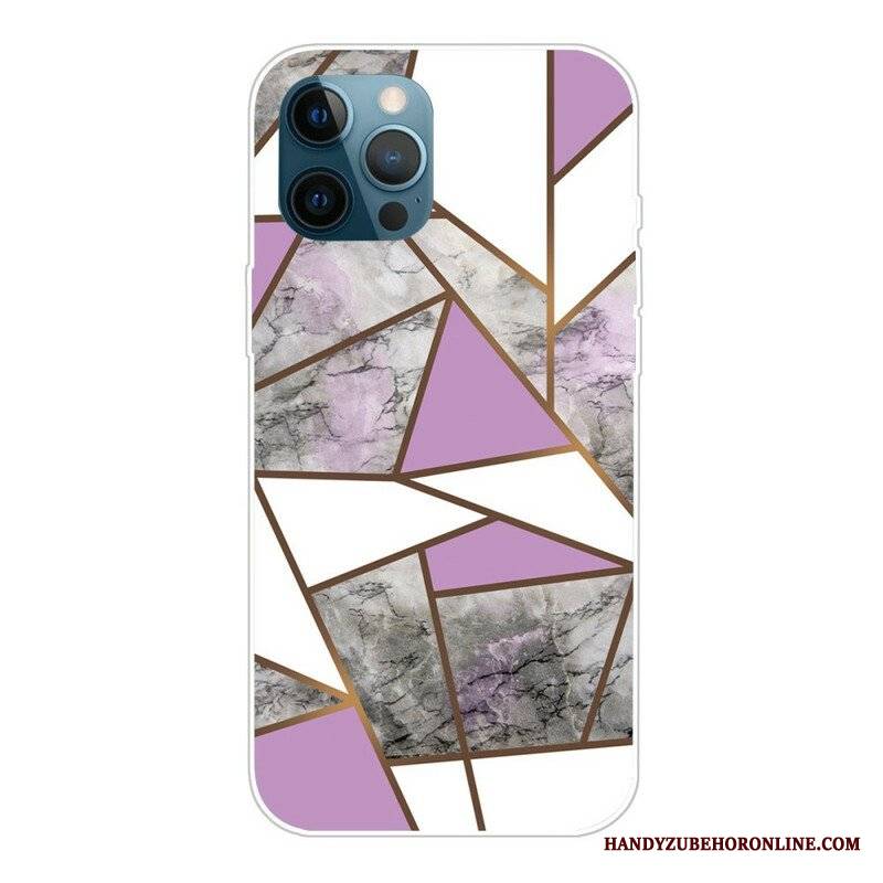 Etui do iPhone 13 Pro Geometria Marmuru