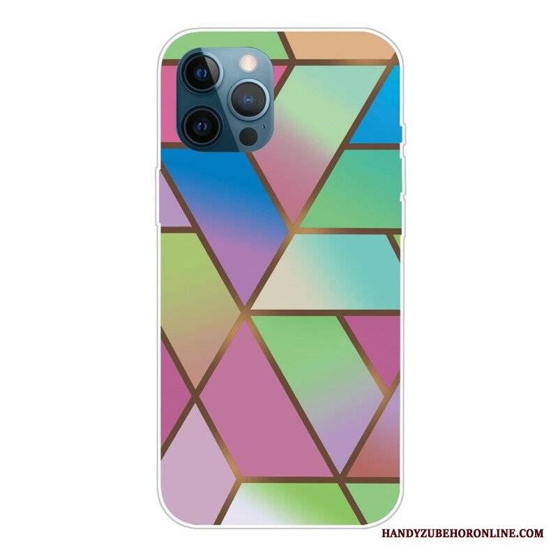 Etui do iPhone 13 Pro Geometria Marmuru