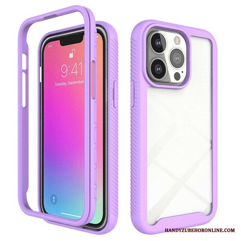 Etui do iPhone 13 Pro Hybrydowe Silikonowe Krawędzie