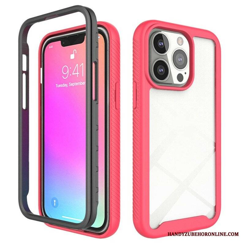 Etui do iPhone 13 Pro Hybrydowe Silikonowe Krawędzie