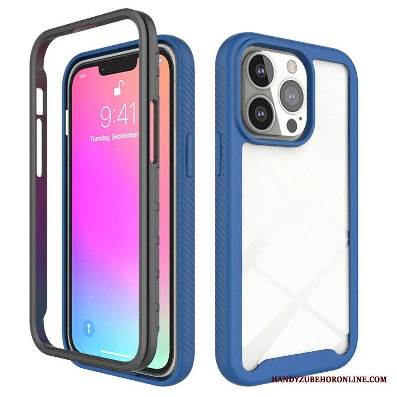 Etui do iPhone 13 Pro Hybrydowe Silikonowe Krawędzie