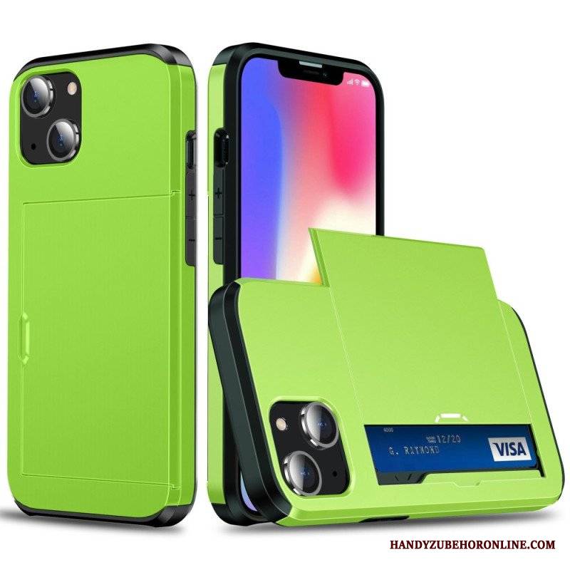 Etui do iPhone 14 Dwa Zapinane Na Zamek Etui Na Karty