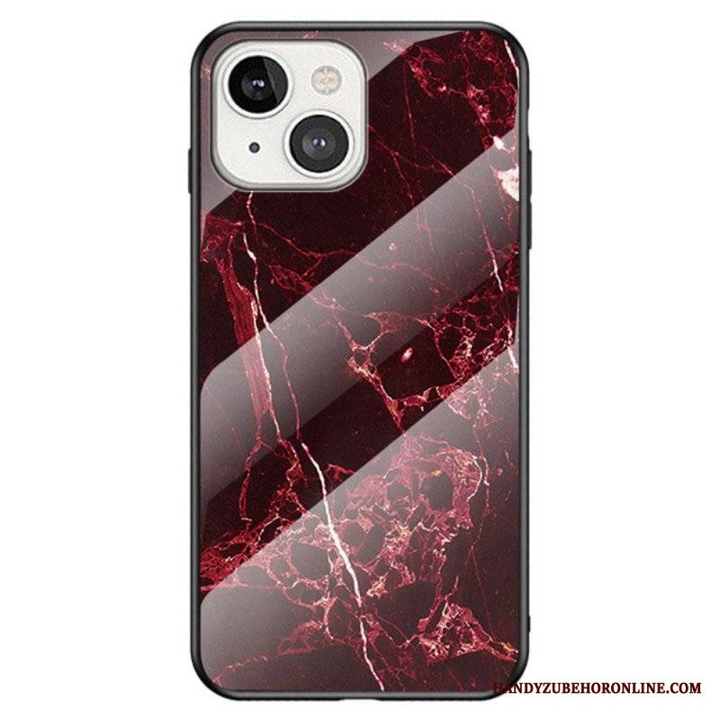 Etui do iPhone 14 Marmurowe Szkło Hartowane