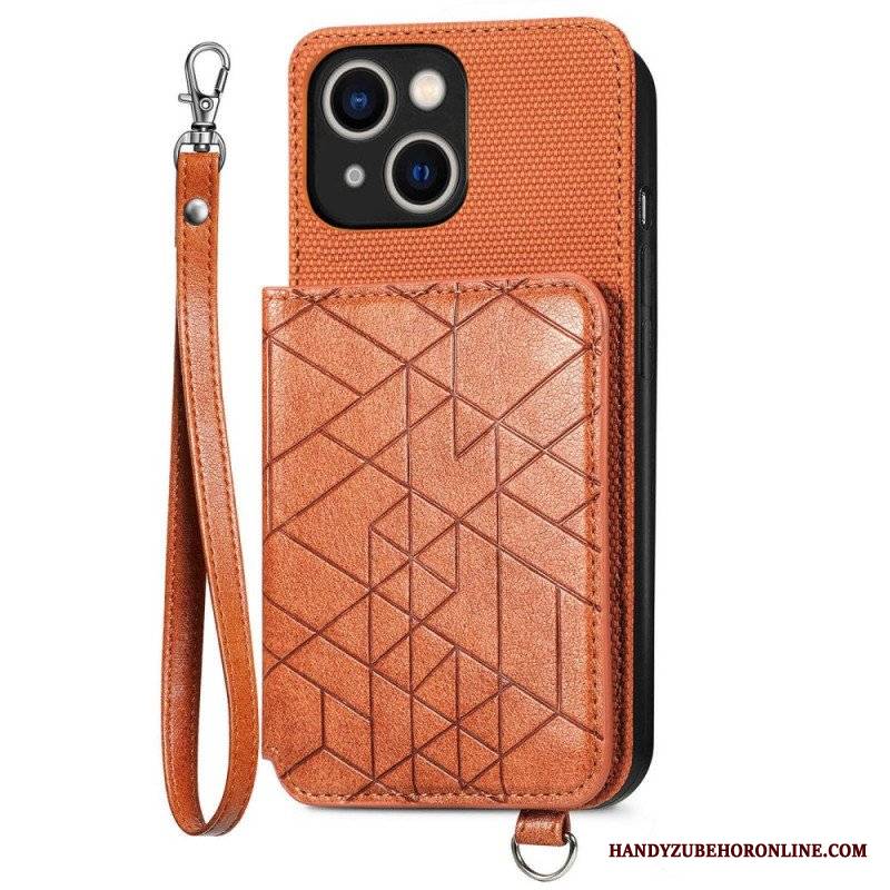 Etui do iPhone 14 Plus Etui Na Karty Ze Sztucznej Skóry