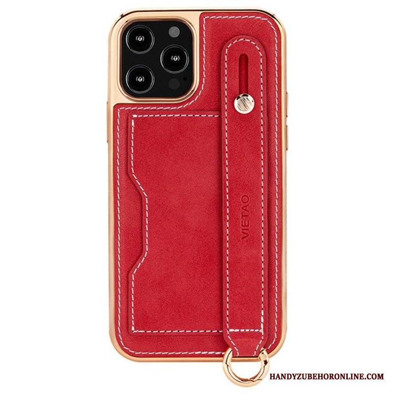 Etui do iPhone 14 Pro Etui Na Karty Z Paskiem Podtrzymującym Vietao