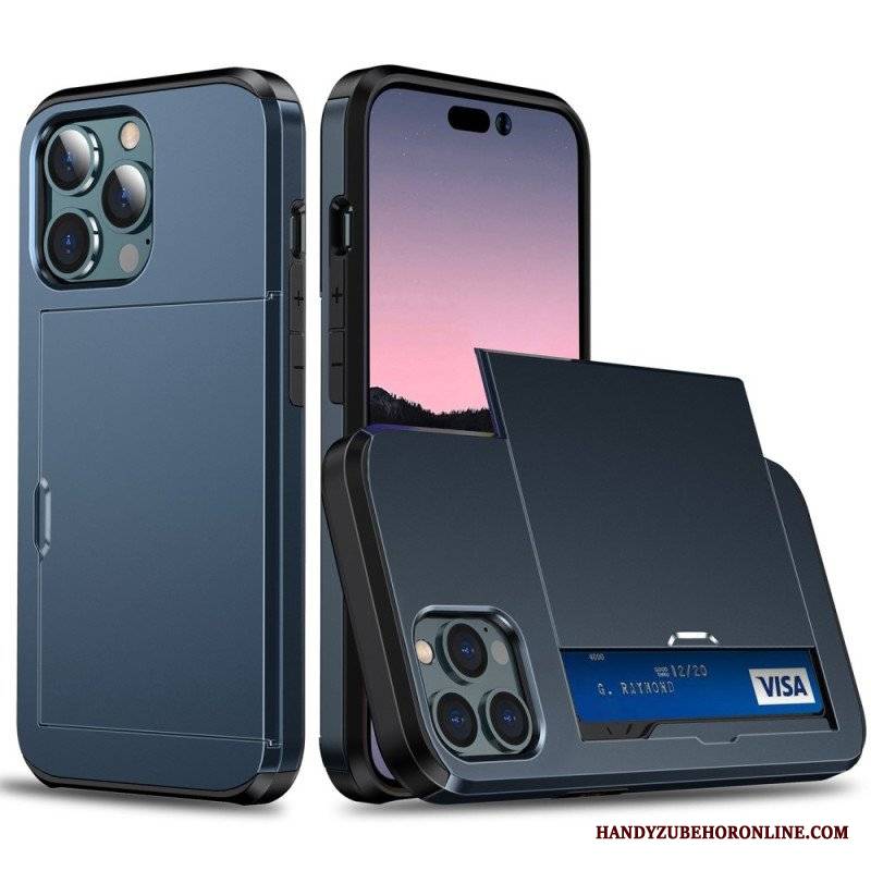 Etui do iPhone 14 Pro Max Dwa Zapinane Na Zamek Etui Na Karty