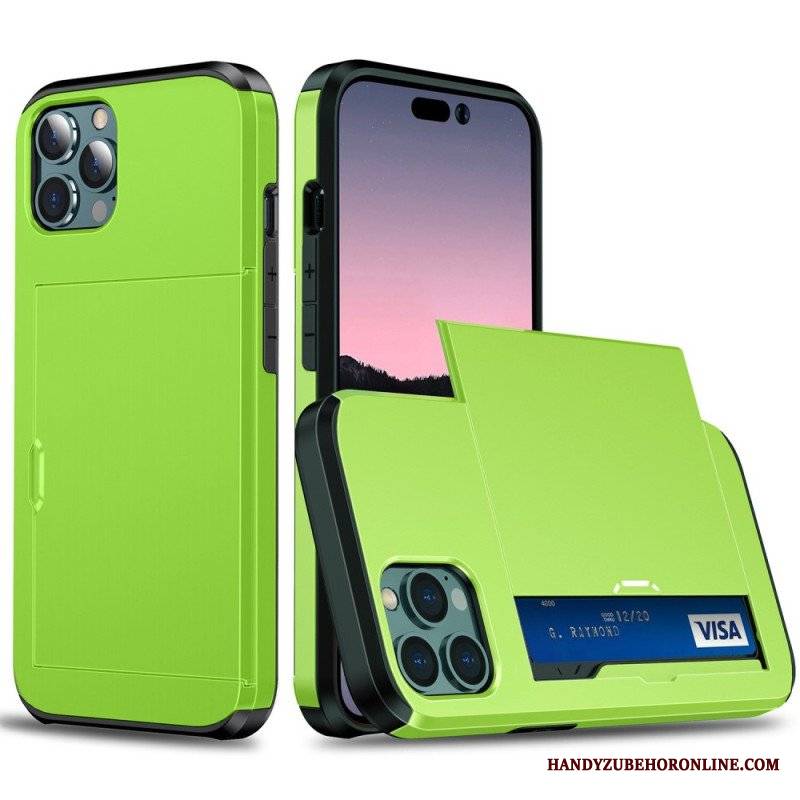 Etui do iPhone 14 Pro Max Dwa Zapinane Na Zamek Etui Na Karty